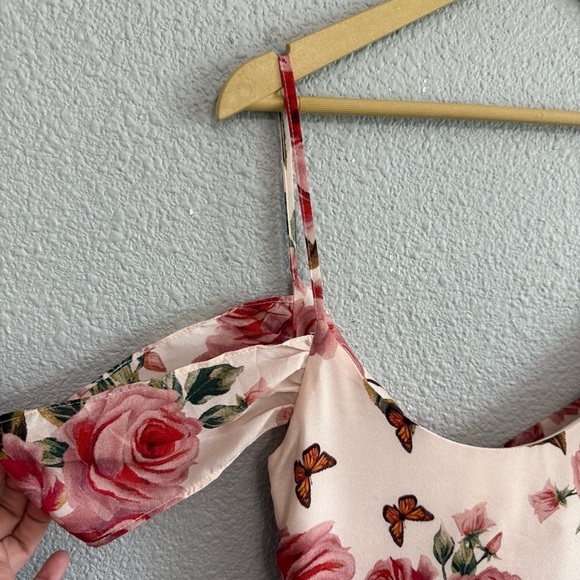 Revolve‎ More To Come Tasha Drape Midi Dress Size Medium NWT - Picture 6 of 9